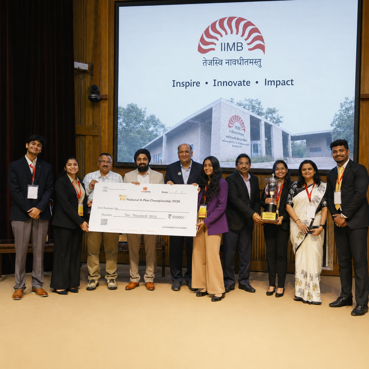 National-Level B-Plan Championship at IIM Bangalore