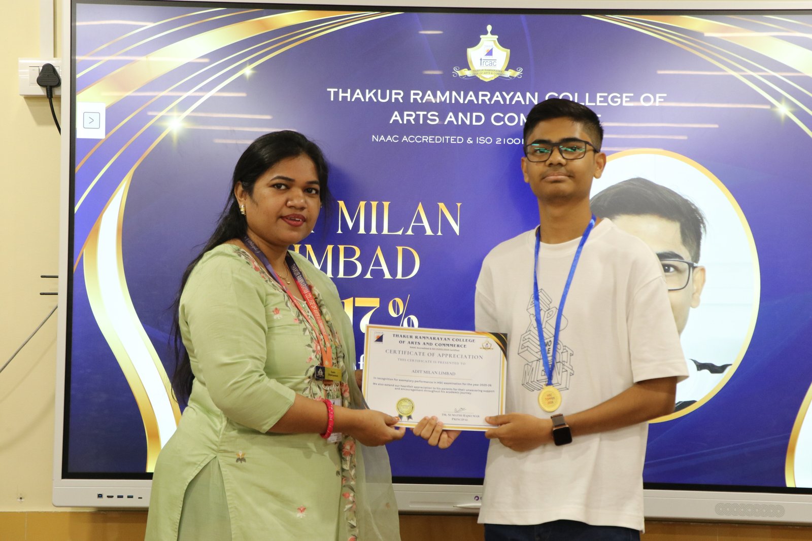 A Proud Celebration of Excellence: HSC Toppers Felicitation 2025–26