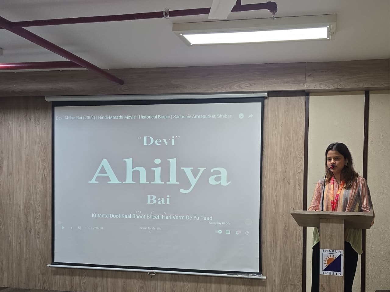B. A. (History) - Historical Genre Film Screening – “Devi Ahilya Bai”