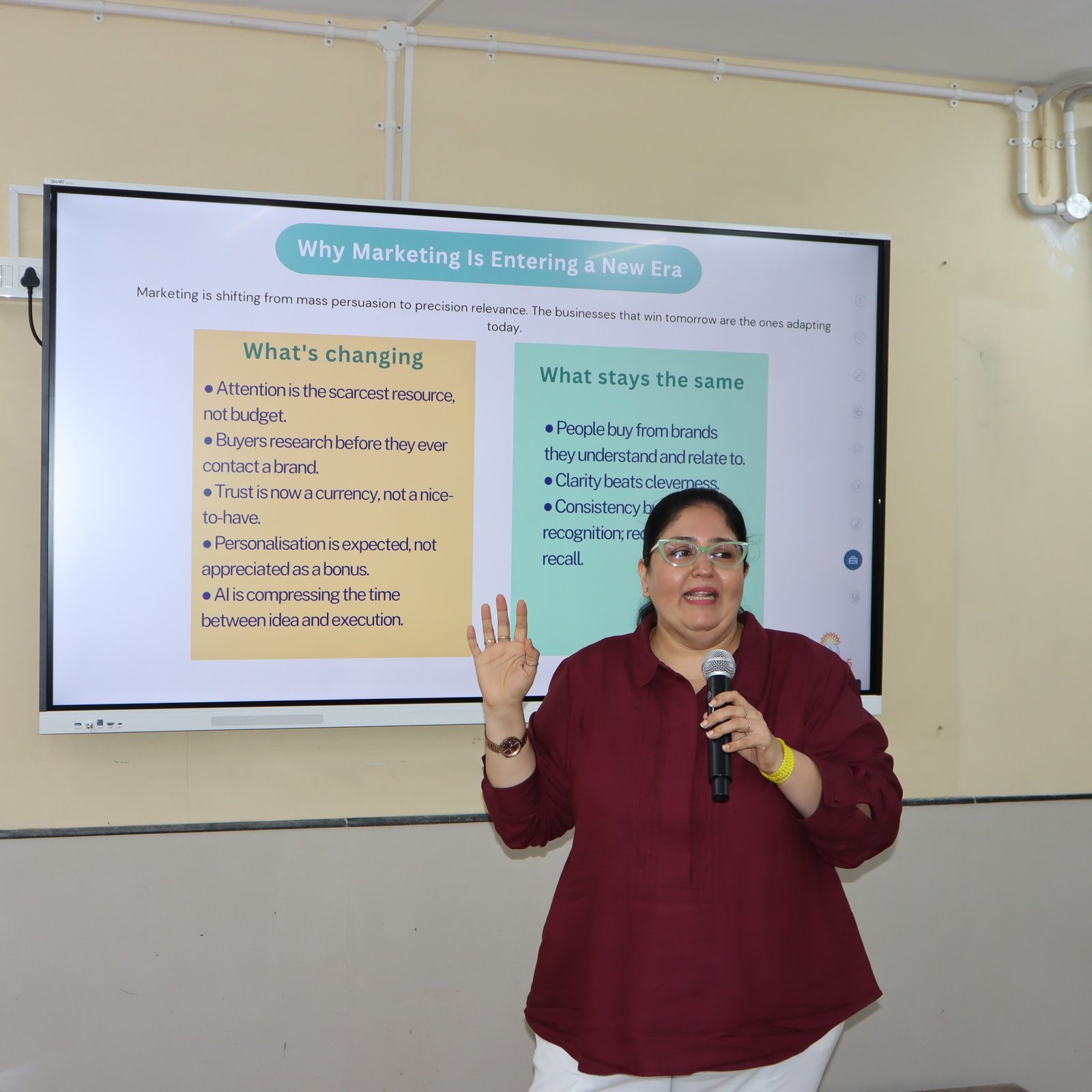 B.M.S. - Seminar on Trends in Marketing