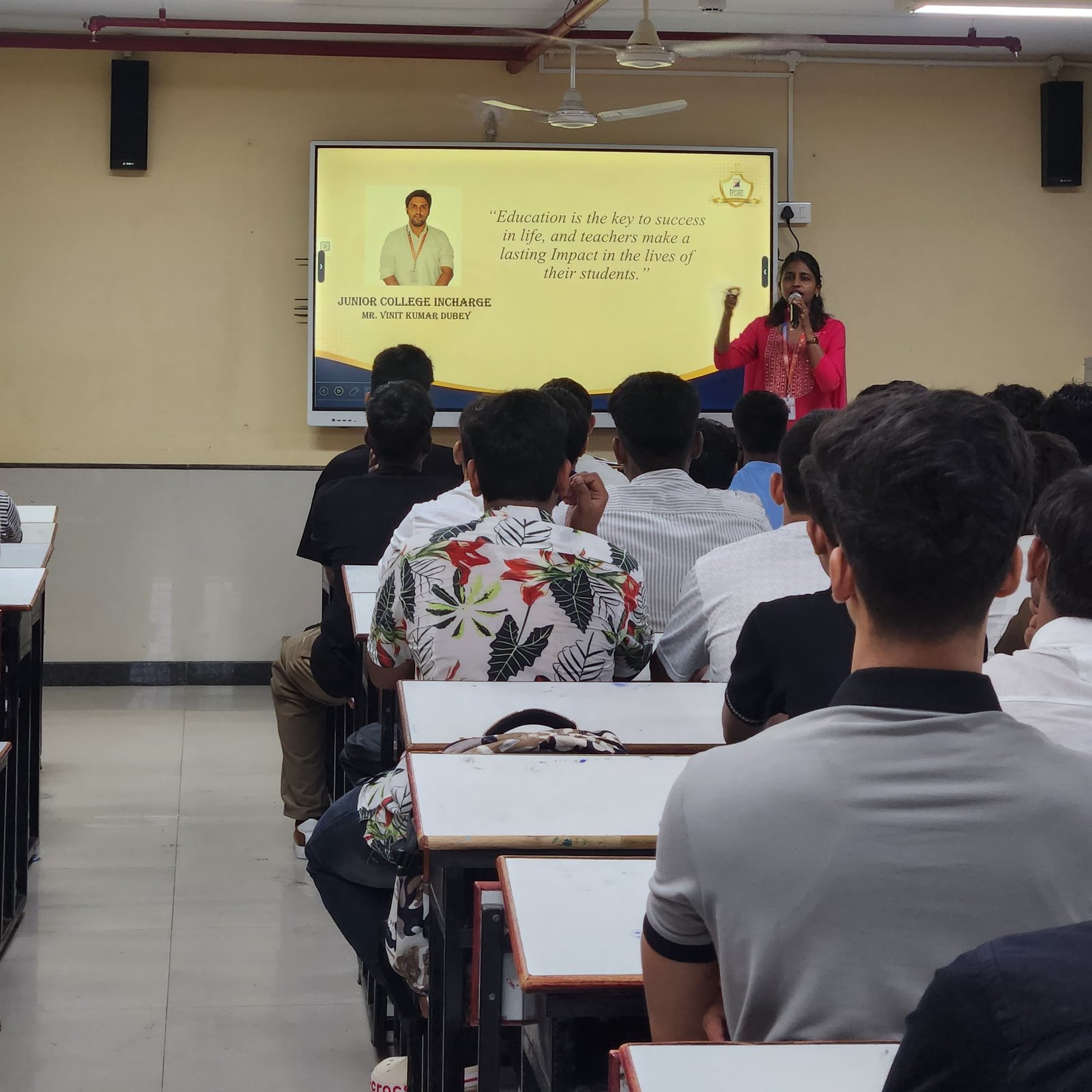 FYJC Students' Induction Programme: A Warm Welcome to a New Academic Journey
