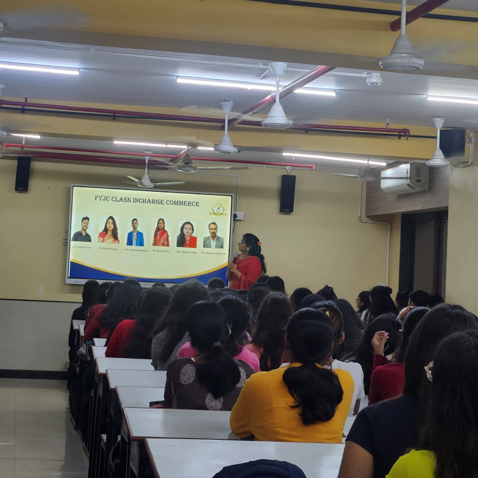 FYJC Students' Induction Programme: A Warm Welcome to a New Academic Journey