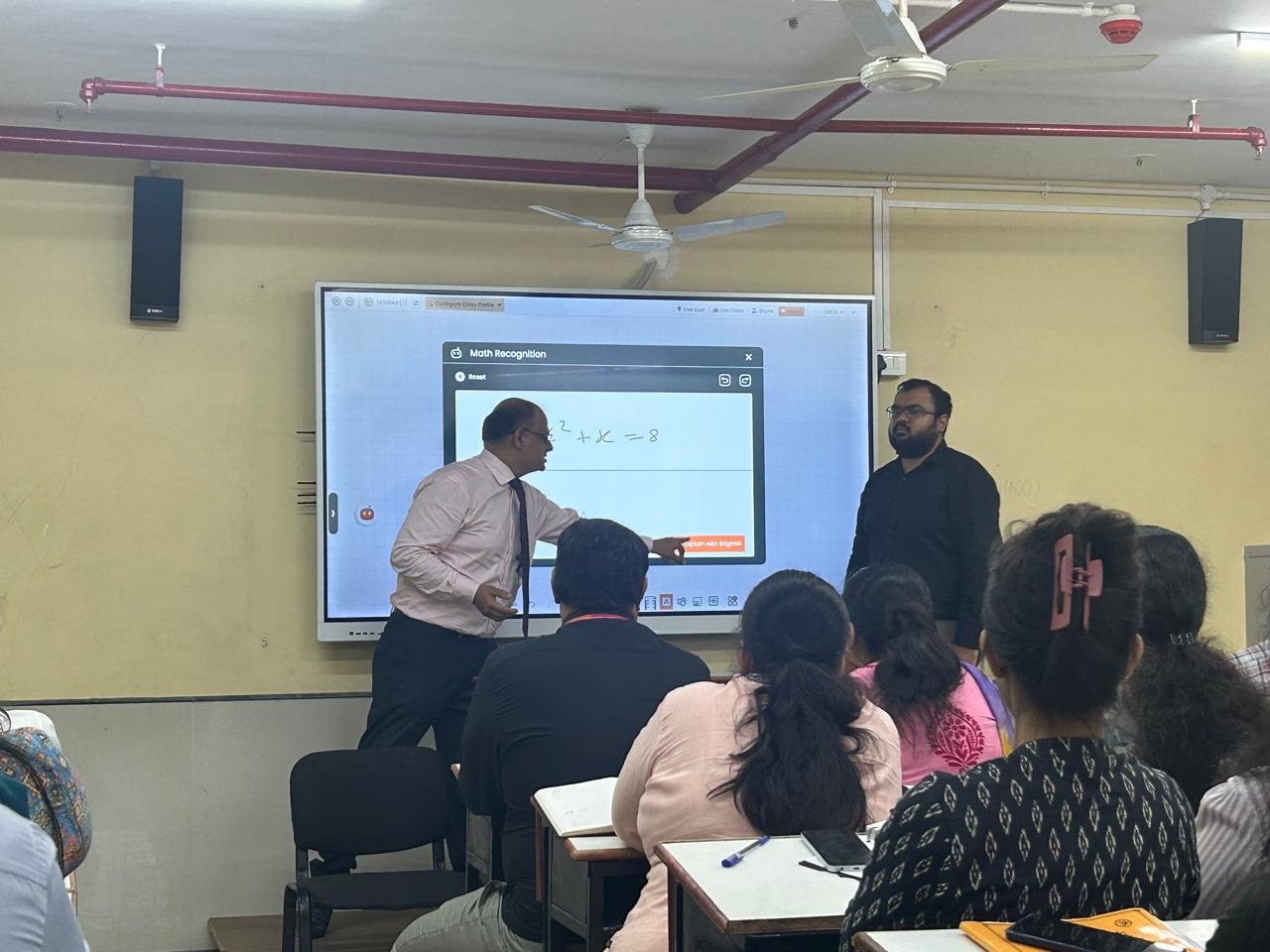 IQAC-WORKSHOP ON SMART-BOARD TRAINING FOR FACULTY MEMBERS