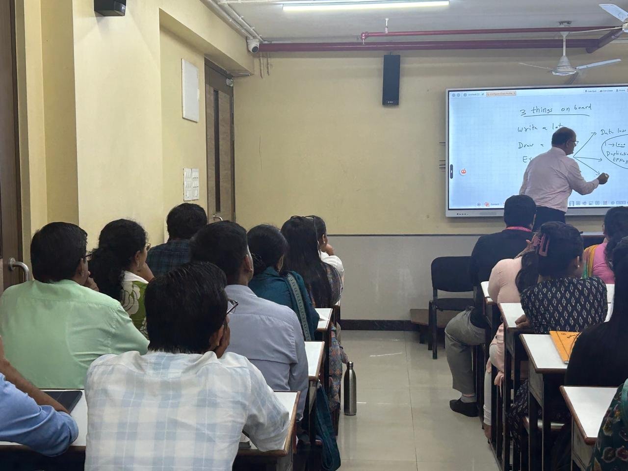 IQAC-WORKSHOP ON SMART-BOARD TRAINING FOR FACULTY MEMBERS