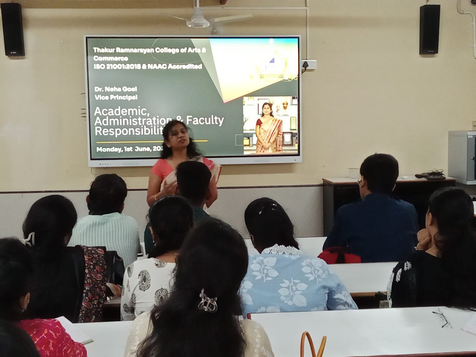 IQAC – Faculty Induction Program for JC & DC