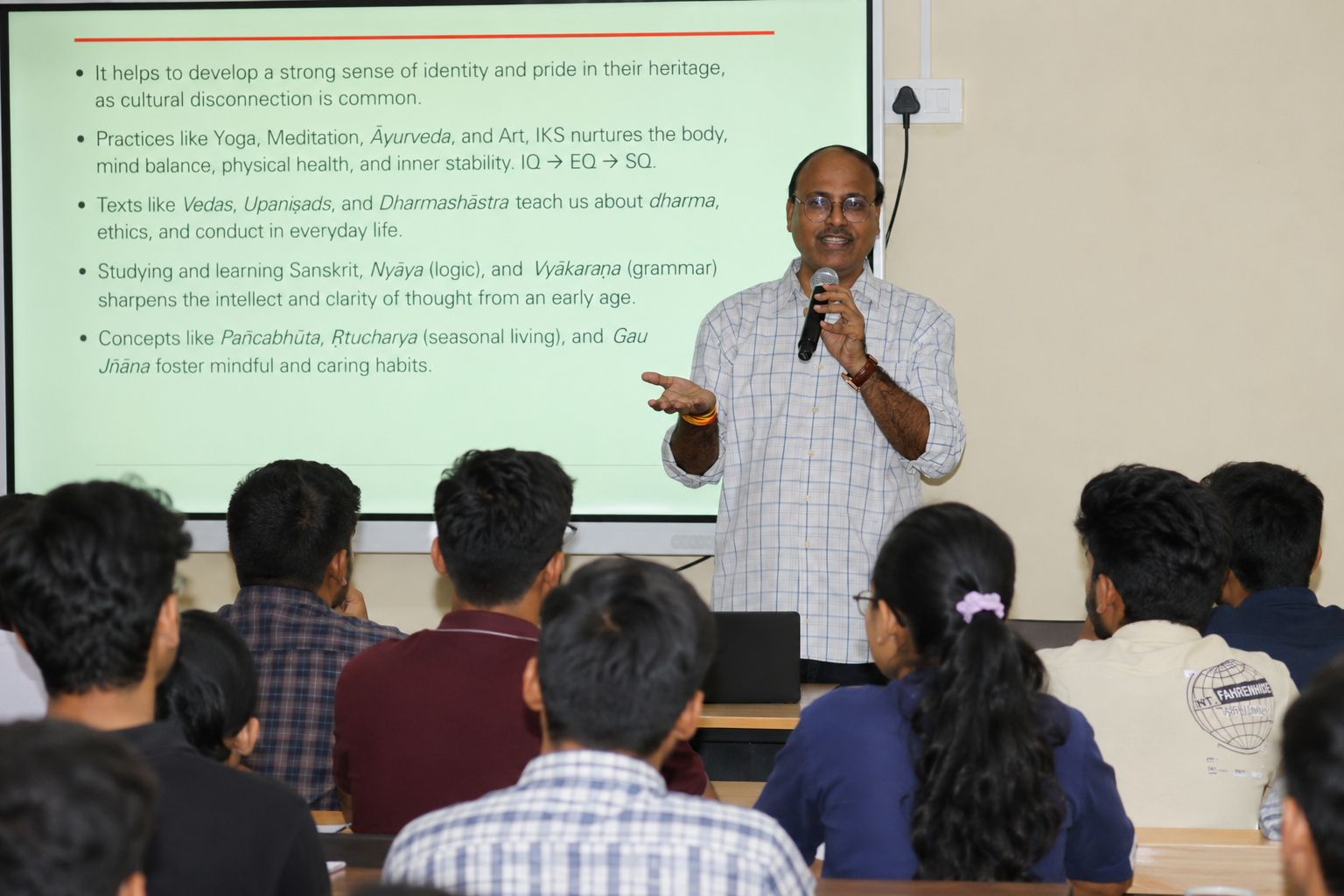 Seminar on "From Vedas to Virtual Reality: Exploring IKS in Technology"