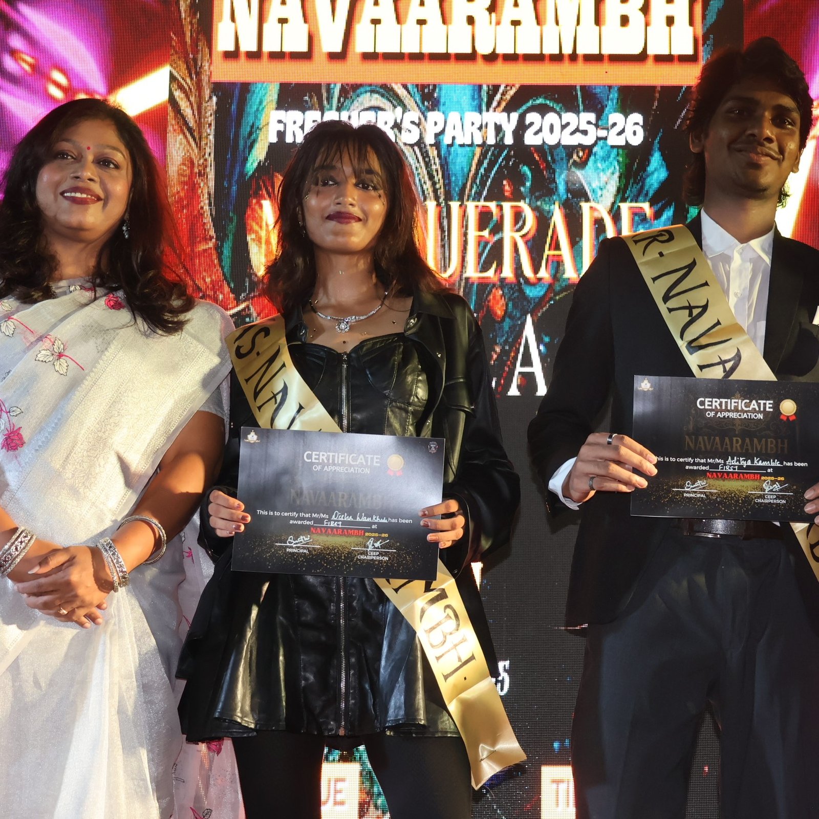 “Navarambh” Freshers Party 2025 with Great Enthusiasm