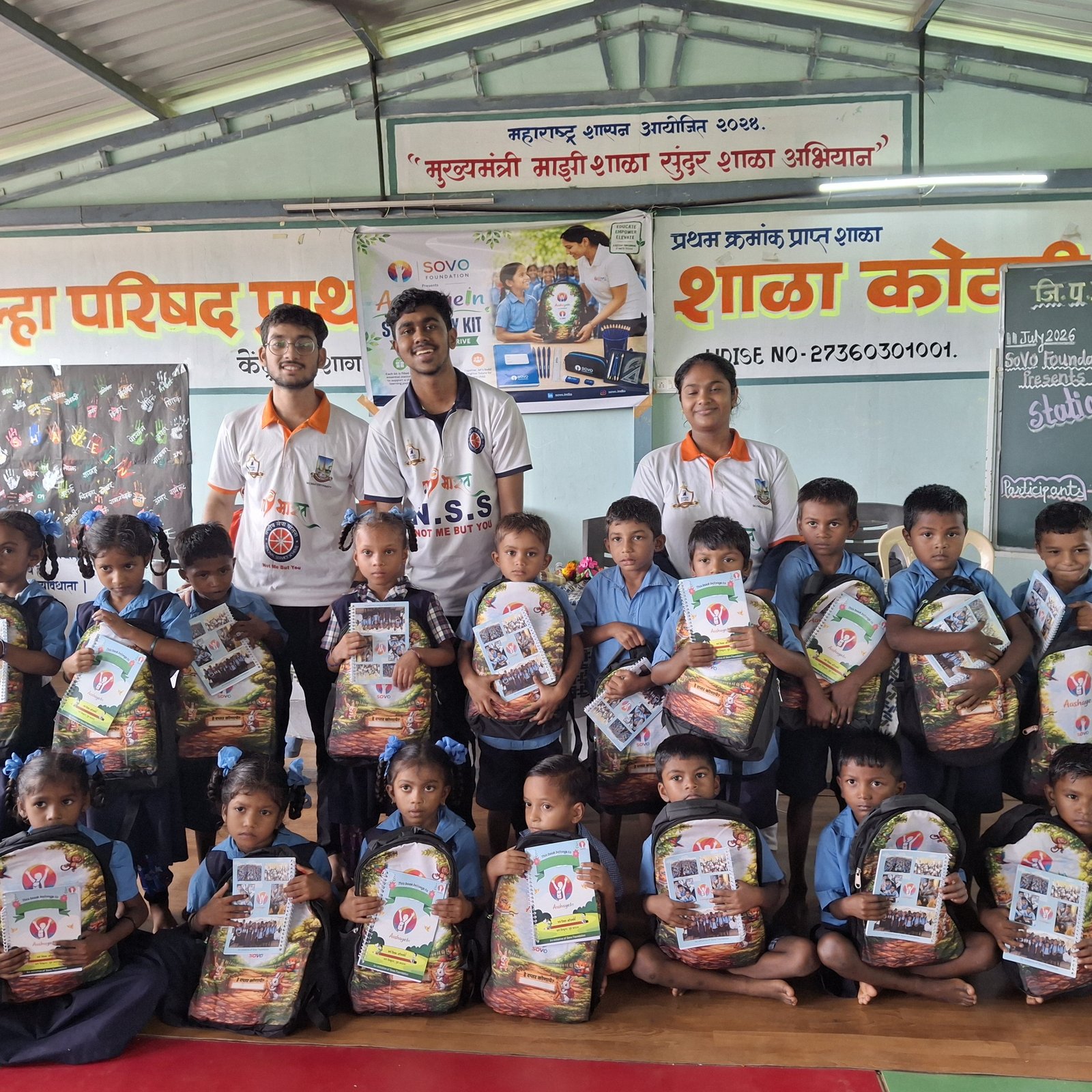Aashayein Kit Distribution Drive – Empowering Young Learners