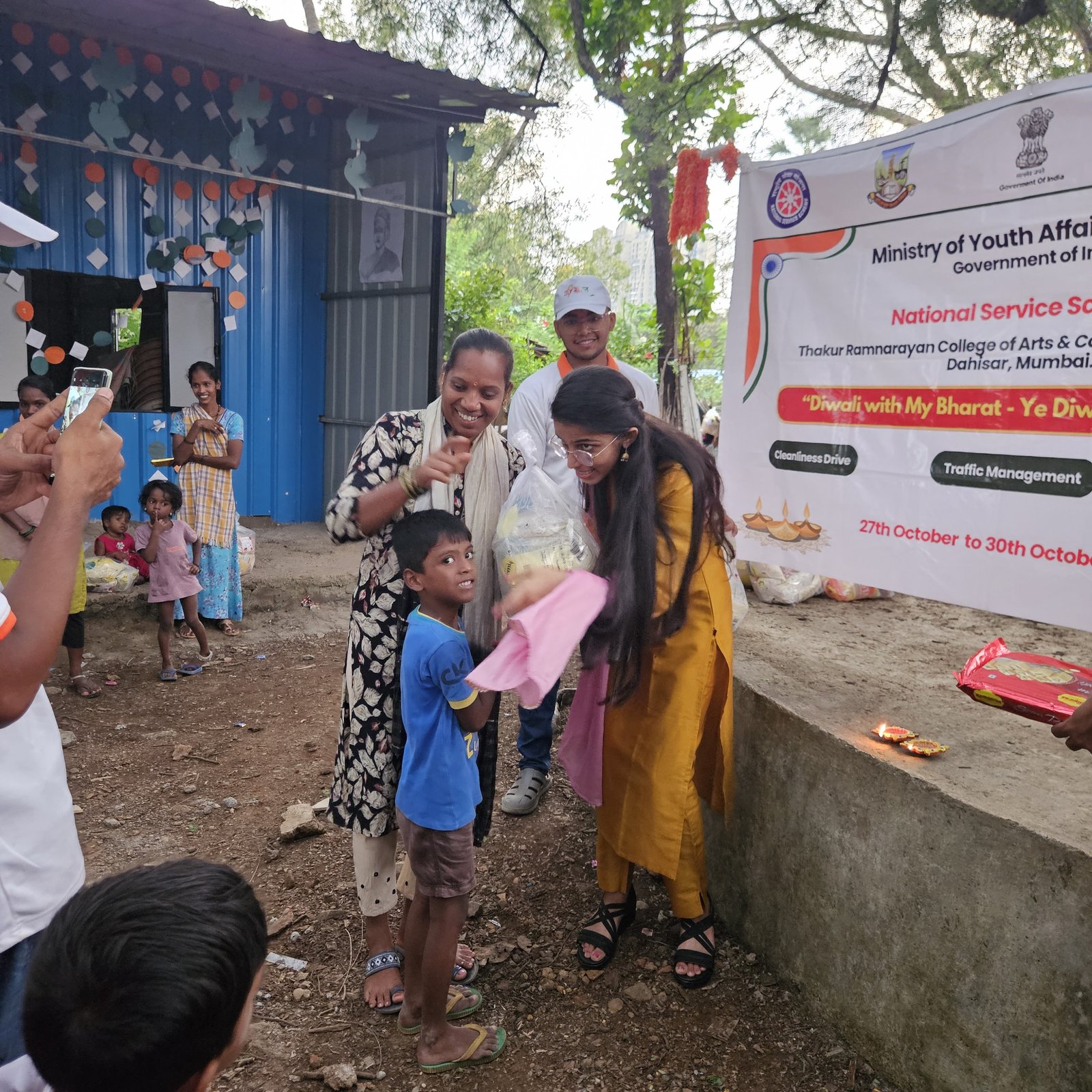 Birsa Munda balgurukul Diwali Kit Distribution