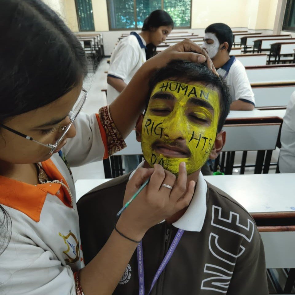Expressing Rights Through Art: NSS Face Painting Event