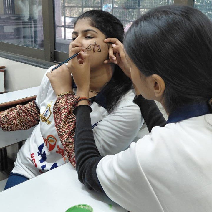 Expressing Rights Through Art: NSS Face Painting Event