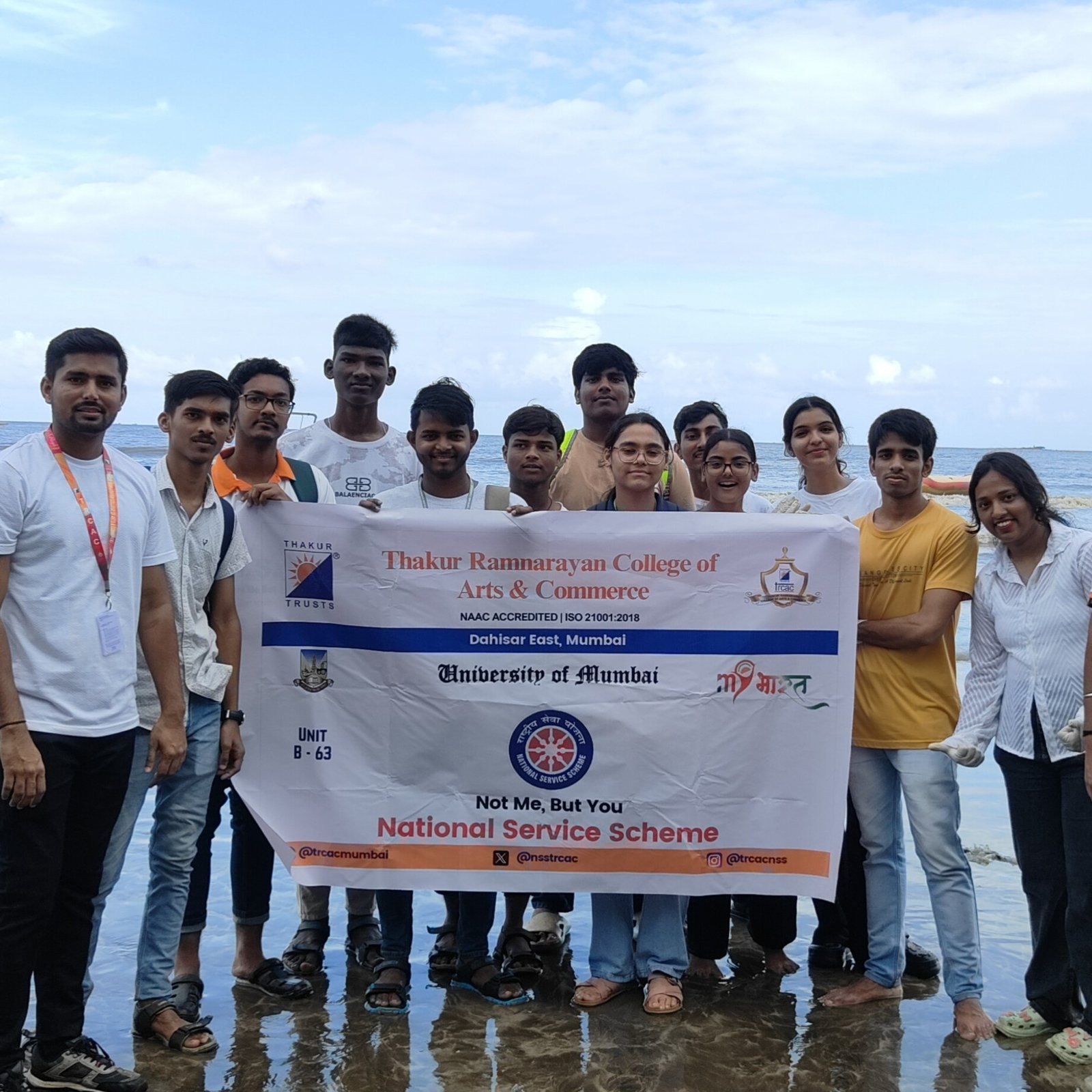Cleaning Shores, Saving Mangroves: NSS Leads Mega Beach Cleanup at Velankanni & Gorai
