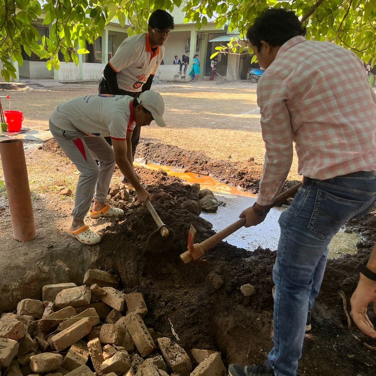 NSS Special Camp – Shramdaan Activity: Road Making