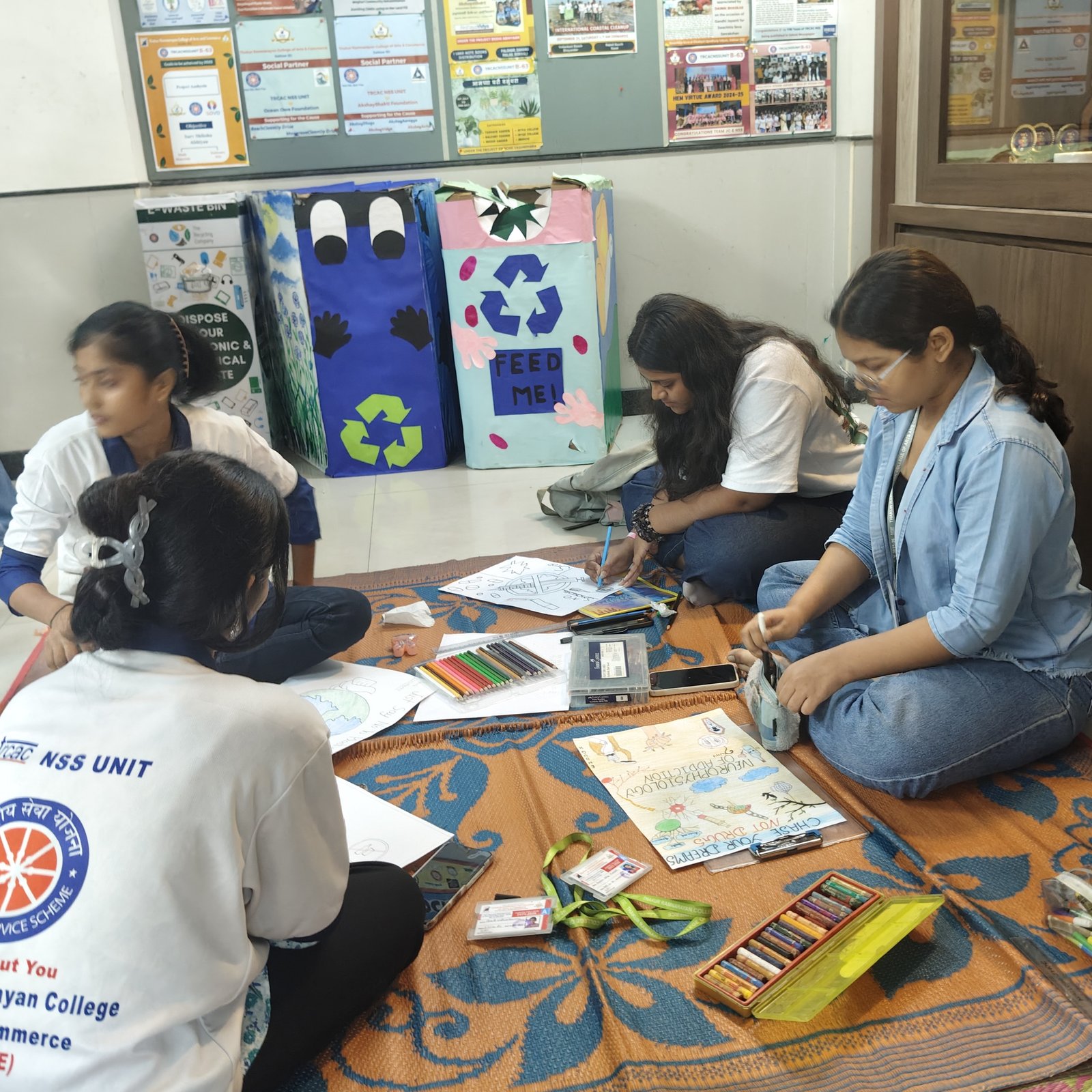 Express, Educate, Inspire: NSS Poster Making Competition on ‘Say No to Drugs’ & ‘Plastic Awareness’