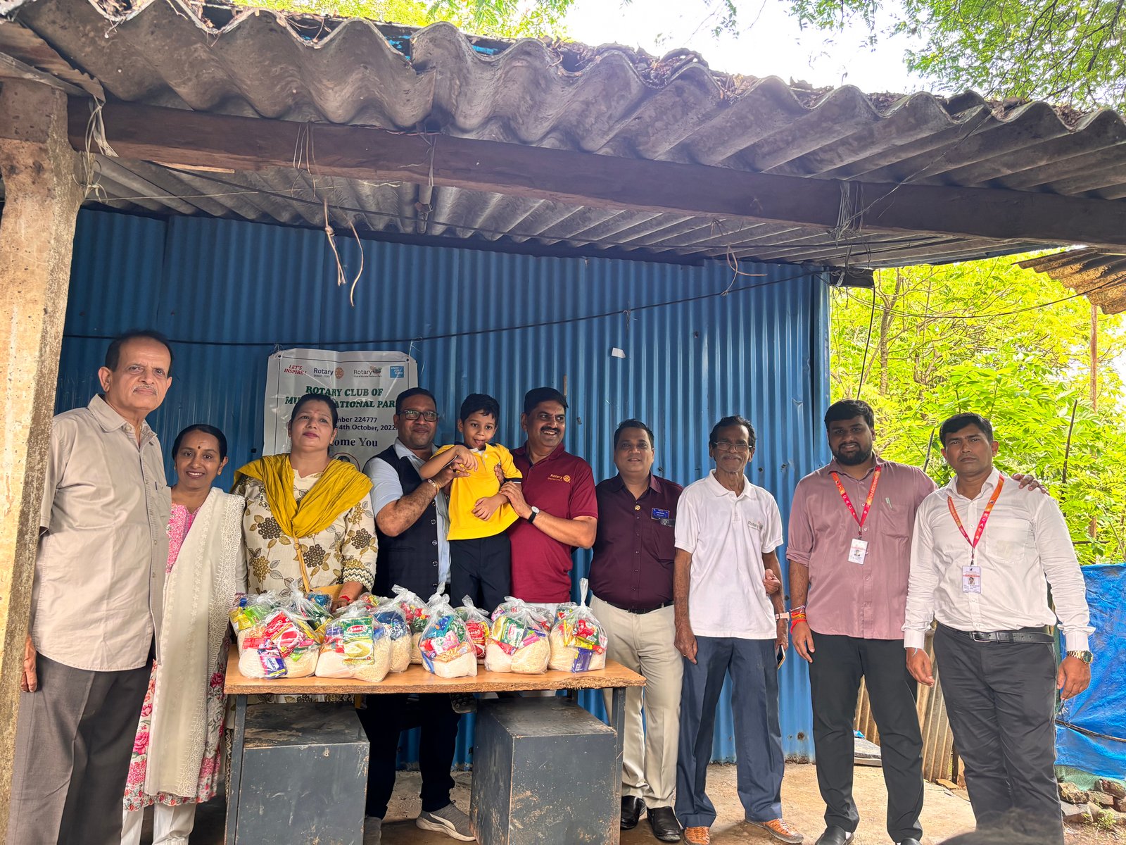 Ration Kit Distribution - Birsa Munda Balgurukul