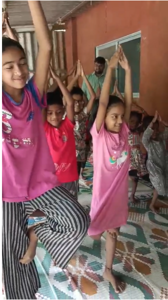 Yoga Day Celebration - Birsa Munda Balgurukul